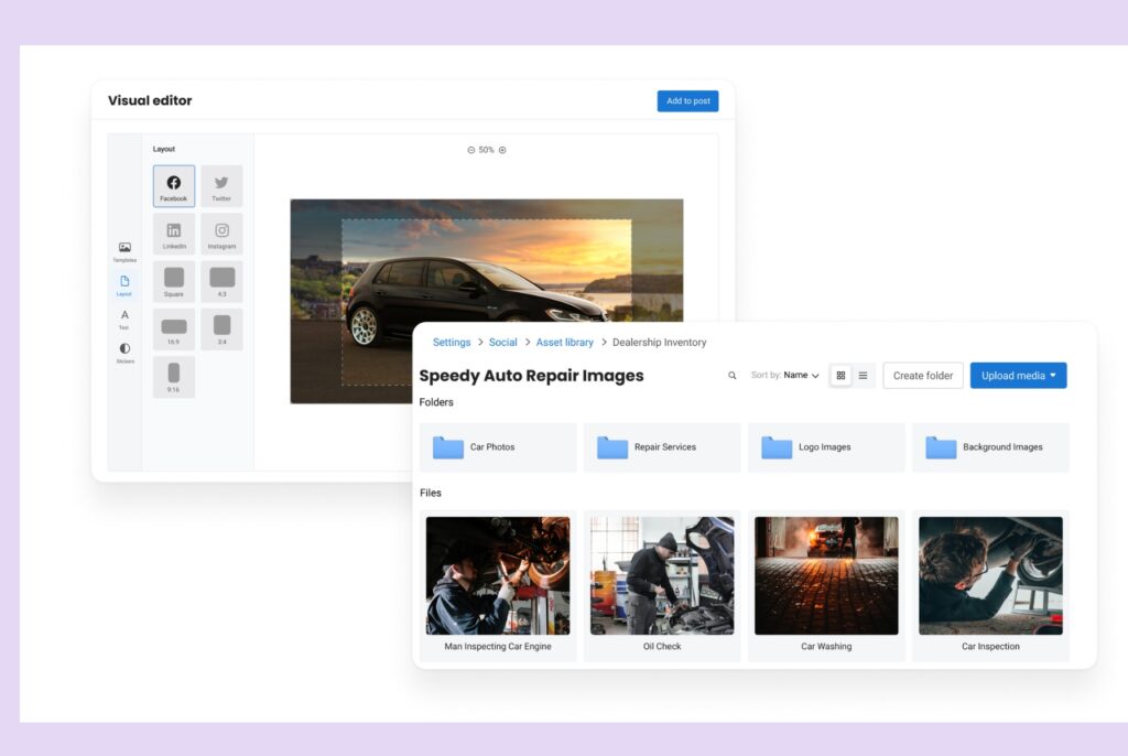 This image is for the Birdeye blog on social media AI tools. 
Birdeye helps businesses improve their customer experience. After reading this article, you'll know more about social media AI tools. 
